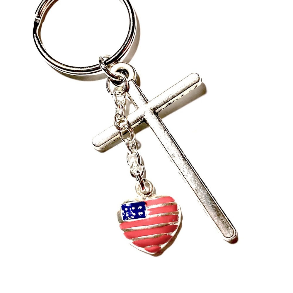 USA Faith Custom Keychain